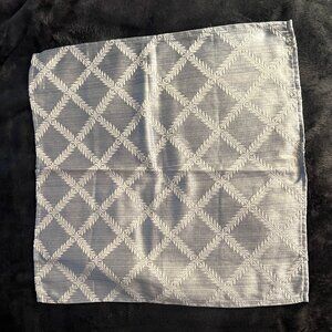 Silver Blue Shimmery Napkins - set of 2